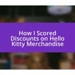 How I Scored Discounts on Hello Kitty Merchandise